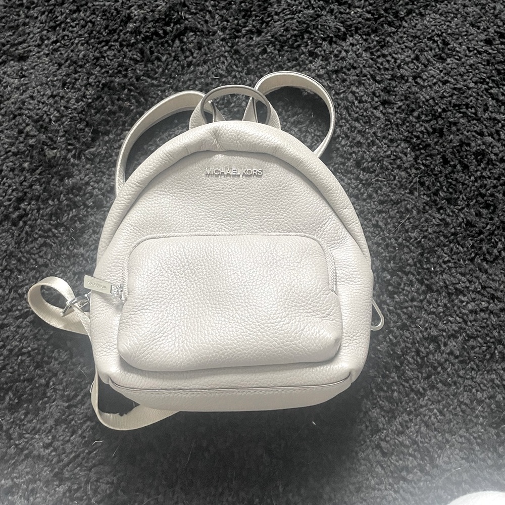 Micheal Kors gray backpack